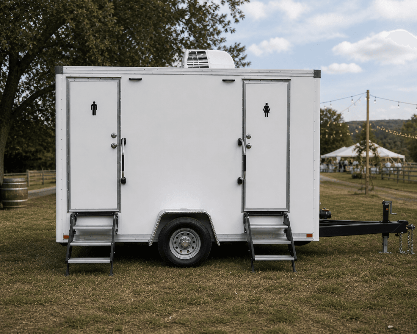 2-Stall Restroom Trailer